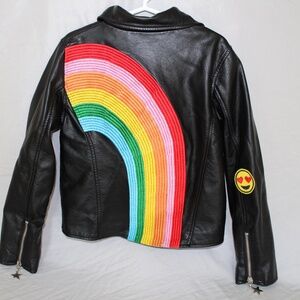 LOLA + THE BOYS - HAPPY RAINBOW VEGAN LEATHER